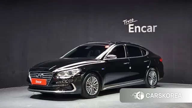 Hyundai Grandeur IG Hybrid 2018 Черный из Кореи