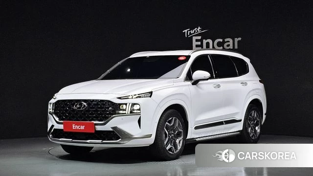Hyundai The New Santa Fe 2023 Белый из Кореи