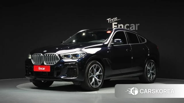 BMW X6 (G06) 2023 Черный из Кореи