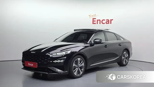 Kia K8 Hybrid 2021 Черный из Кореи