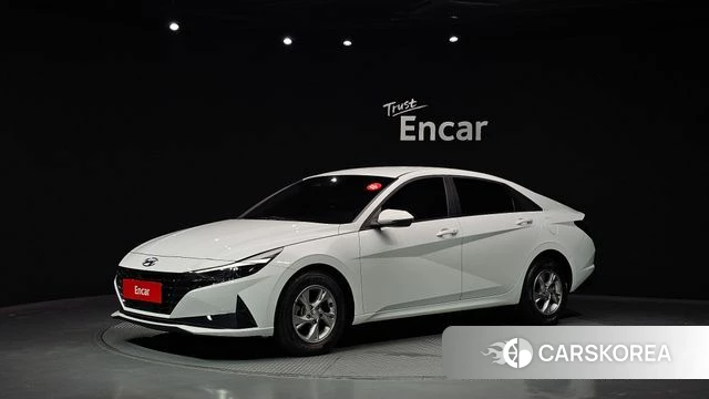 Hyundai Avante (CN7) 2020 Белый из Кореи