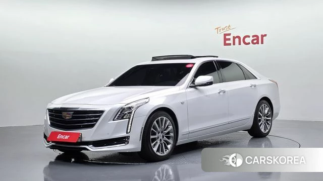 Cadillac CT6 2018 Белый из Кореи