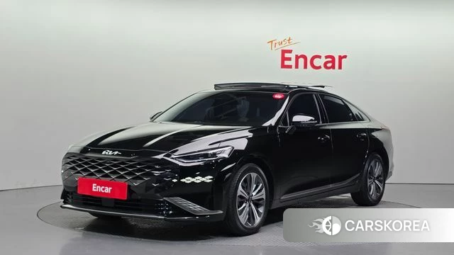 Kia K8 Hybrid 2023 Черный из Кореи
