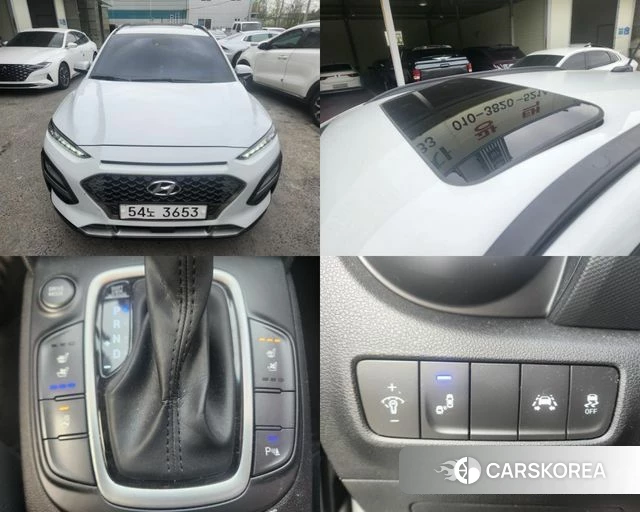 Hyundai Kona 2018 Белый из Кореи