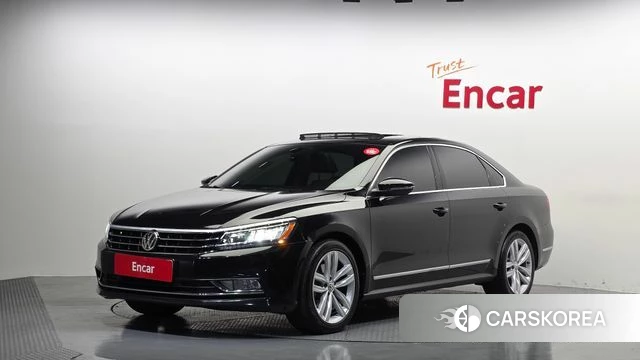 Volkswagen The New Passat 2018 Черный из Кореи