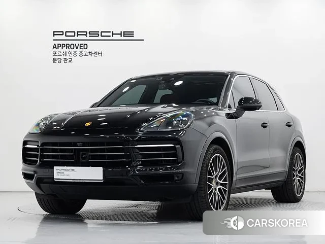 Porsche Cayenne (PO536) 2023 Черный из Кореи