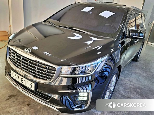 Kia The New Carnival 2018 Черный из Кореи