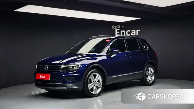 Volkswagen Tiguan second Generation 2020 Синий из Кореи