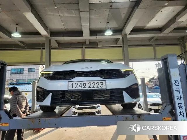 Kia The New K5 3rd generation 2024 Белый из Кореи
