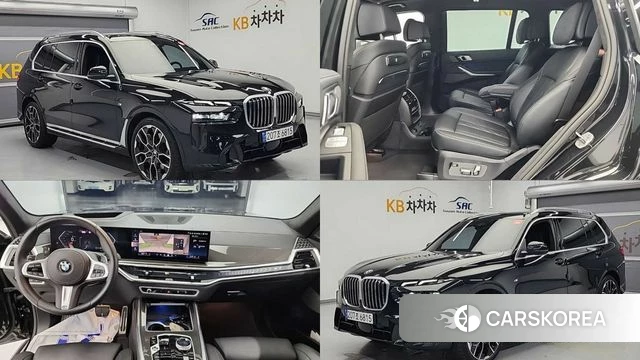 BMW X7 (G07) 2025 Черный из Кореи