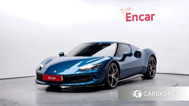 Ferrari 296 GTB 2023 Светло-зеленый из Кореи