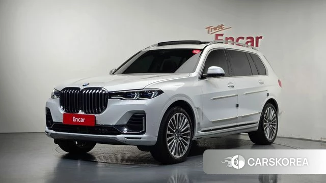 BMW X7 (G07) 2021 Белый из Кореи