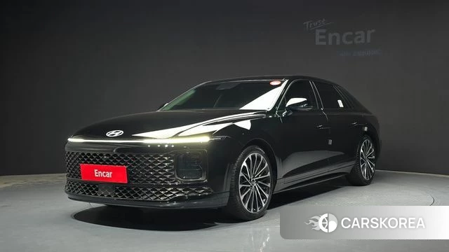 Hyundai Grandeur (GN7) 2023 Черный из Кореи