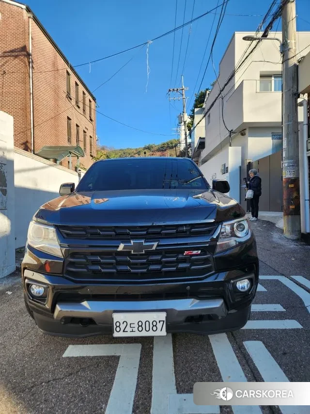 Chevrolet (GM Daewoo) Real New Colorado 2021 Черный из Кореи