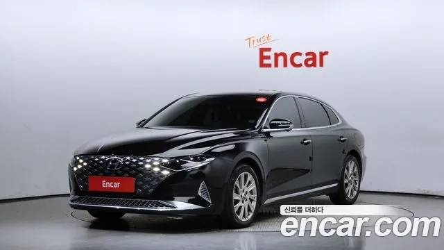 Hyundai The New Grandeur IG Hybrid 2020 Черный из Кореи