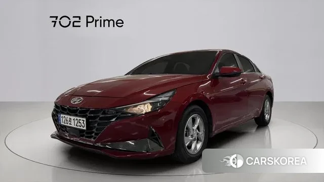 Hyundai Avante (CN7) 2022 Красный из Кореи