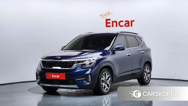 Kia Seltos 2021 Синий из Кореи