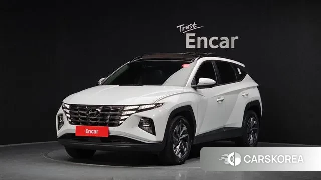 Hyundai Tucson Hybrid (NX4) 2021 Белый из Кореи
