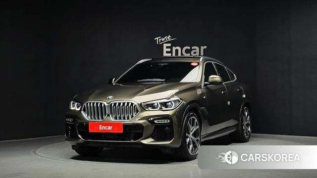 BMW X6 (G06) 2021 Песочный из Кореи