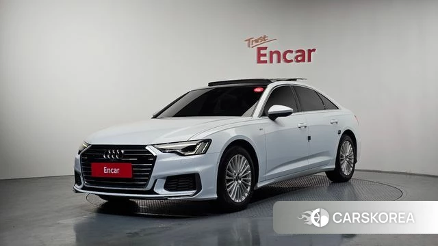 Audi A6 (C8) 2020 Белый из Кореи