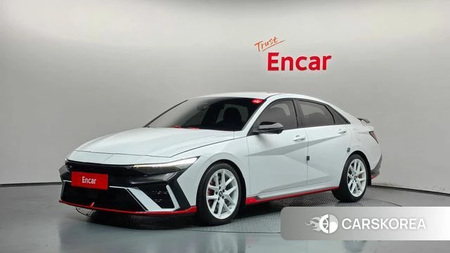 Hyundai The New Avante (CN7) 2024 Белый из Кореи