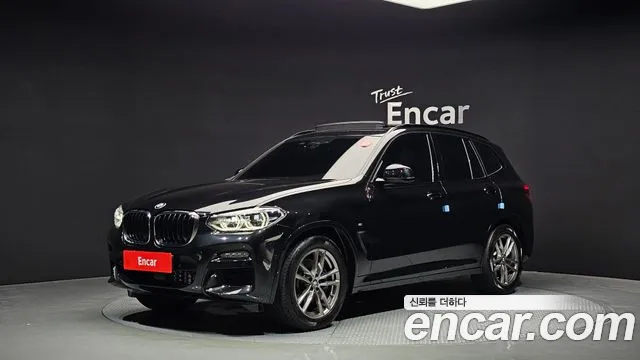 BMW X3 (G01) 2021 Черный из Кореи