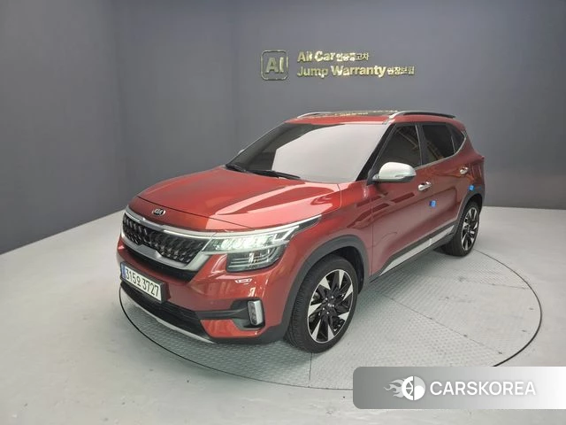 Kia Seltos 2021 Красный из Кореи