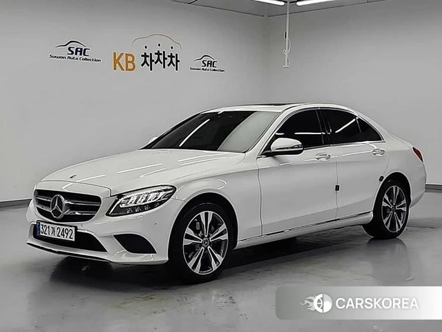 Mercedes-Benz C-Class W205 2020 Белый из Кореи