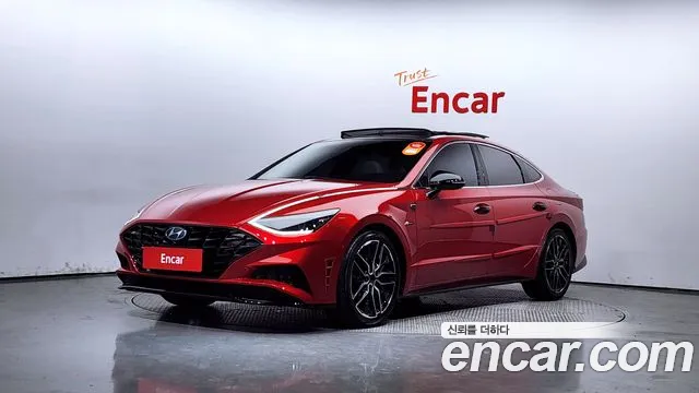 Hyundai Sonata (DN8) 2019 Красный из Кореи