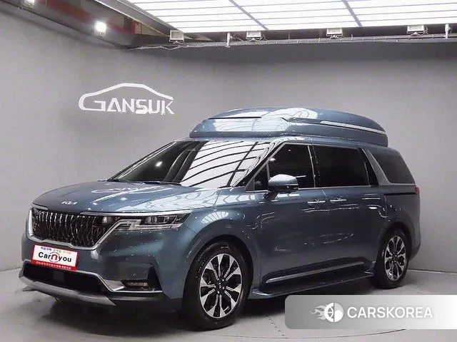 Kia Carnival 4th generation 2021 Небесно-голубой из Кореи