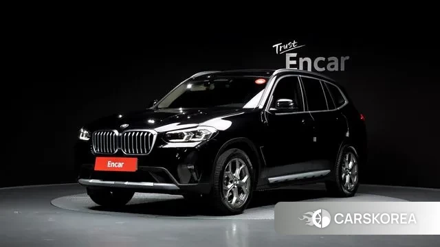 BMW X3 (G01) 2022 Черный из Кореи