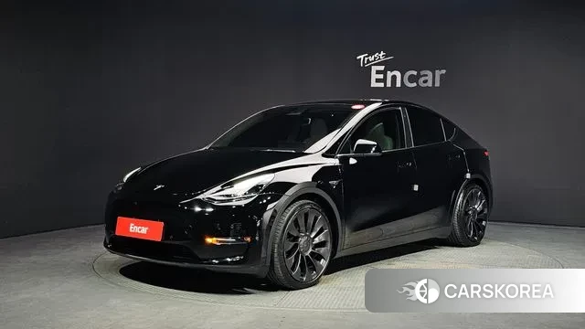 Tesla Model Y 2022 Черный из Кореи