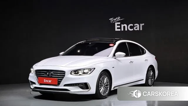 Hyundai Grandeur IG Hybrid 2018 Белый из Кореи