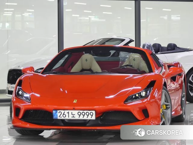 Ferrari F8 Spider 2021 Оранжевый из Кореи
