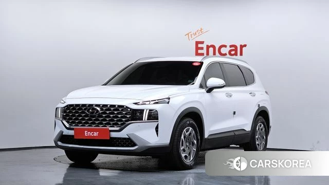 Hyundai The New Santa Fe 2022 Белый из Кореи