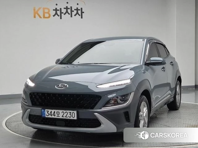 Hyundai The New Kona 2021 Небесно-голубой из Кореи