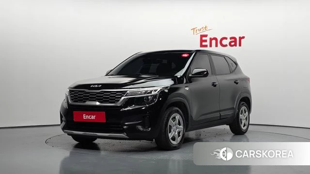 Kia Seltos 2022 Черный из Кореи
