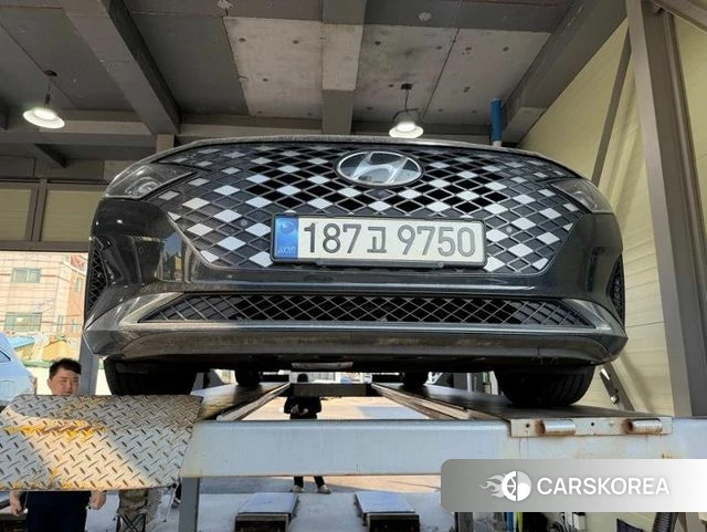 Hyundai The New Grandeur IG Hybrid 2020 Черный из Кореи