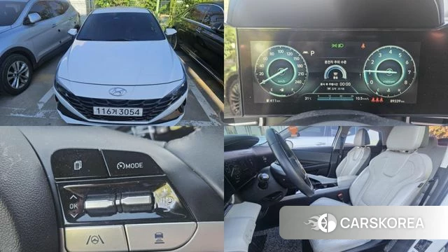 Hyundai Avante (CN7) 2020 Белый из Кореи