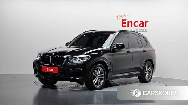 BMW X3 (G01) 2021 Черный из Кореи