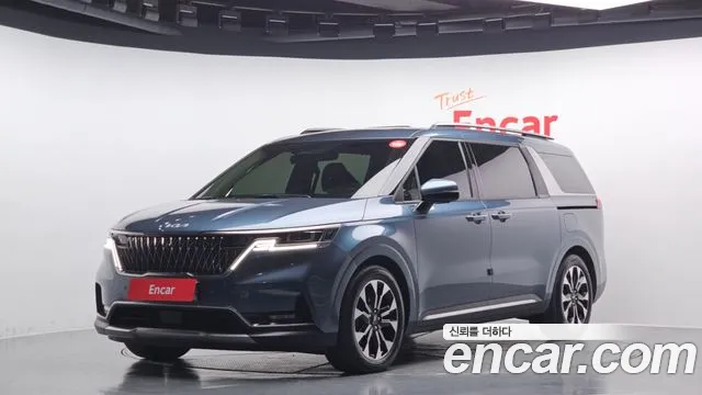 Kia Carnival 4th generation 2022 Небесно-голубой из Кореи