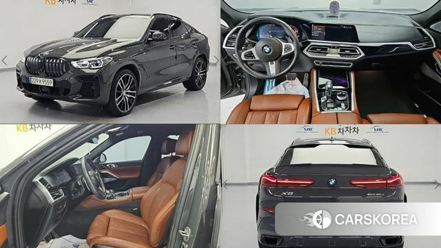BMW X6 (G06) 2022 Серый из Кореи