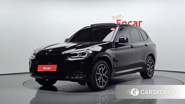 BMW X3 (G01) 2022 Черный из Кореи