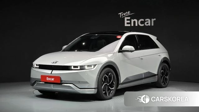 Hyundai Ionic 5 2023 Серебристо-серый из Кореи