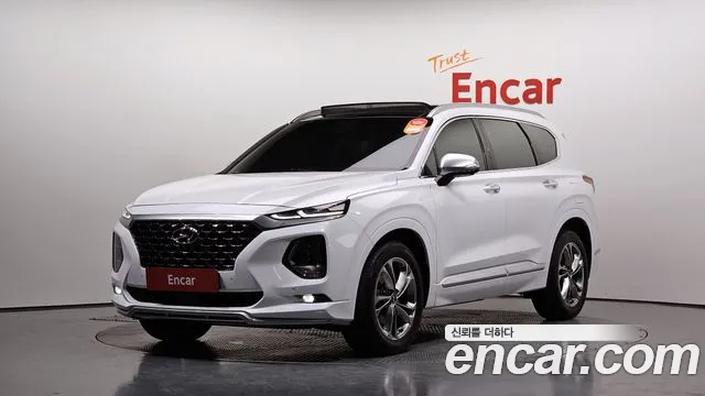 Hyundai Santa Fe TM 2020 Белый из Кореи