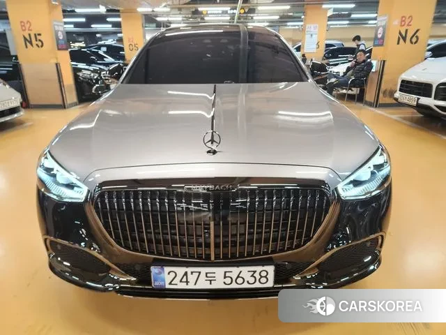 Mercedes-Benz S-Class W223 2024 Черный двухцветный из Кореи