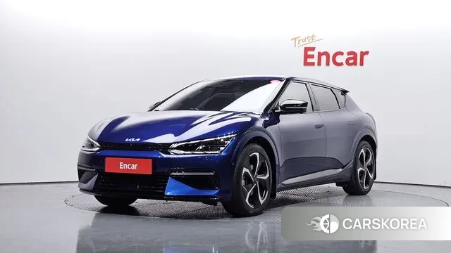 Kia EV6 2021 Синий из Кореи