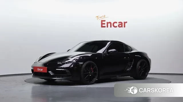 Porsche 718 Cayman 2021 Черный из Кореи