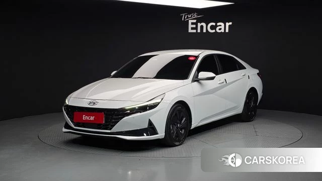 Hyundai Avante (CN7) 2021 Белый из Кореи