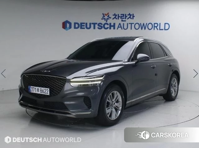 Genesis GV70 2021 Серебристо-серый из Кореи